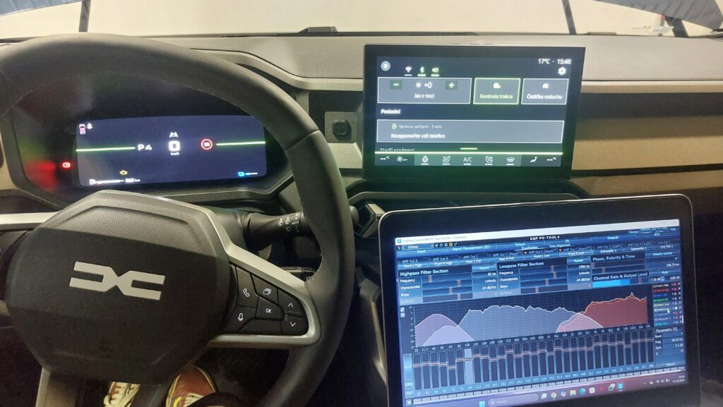 Ladění DSP zesilovače